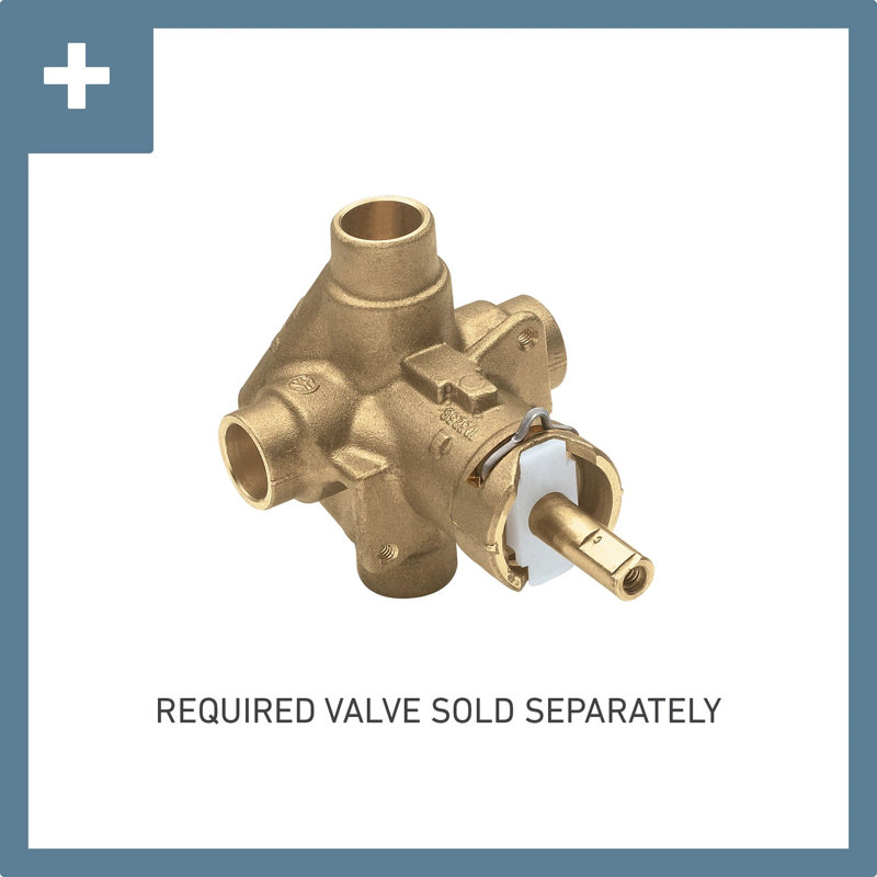 T2263EPBG Moen Cia Posi-Temp Eco-Performance Tub and Shower Faucet Trim Kit, Valve Required