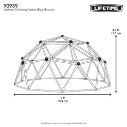 Lifetime 54-Inch Geometric Climbing Dome Jungle Gym