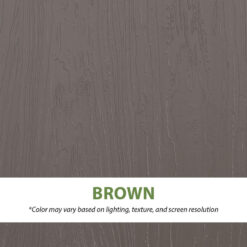 Lifetime 50.3'' W 116 Gallons Water Resistant Polyethylene Plastic Lockable Deck Box in Brown