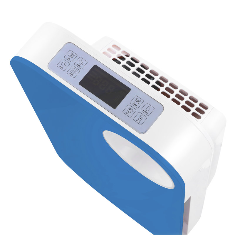 OVAL AIR 3-Stage H13 True HEPA 5-in-1 Air Purifier reduces Allergies, Asthma, Pets, Odor, Smoke, Santorini Hills Blue