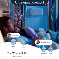 Windmill 8000 BTU Smart Air Conditioner with WhisperTech Inverter Technology - 350 Sq Ft