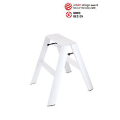 lucano 2 - Step Aluminum Lightweight Folding Ladder Step Stool