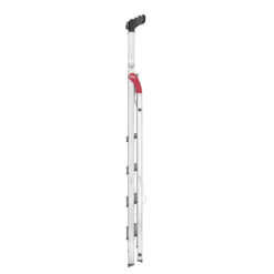 Hailo L60 5-Step Aluminum Step Ladder with 330 lb. Load Capacity