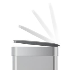 Qualiazero 16 Gallon Stainless Steel Step On Multi-Compartments Trash & Recycling Bin