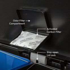 Qualiazero 16 Gallon Stainless Steel Step On Multi-Compartments Trash & Recycling Bin
