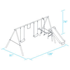 XDP Recreation Play All Day Swing Set