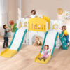 Joyldias 70.9'' W 9 In 1 Plastic Climber Toddler Slide, Toddler Playground With Double Slides,