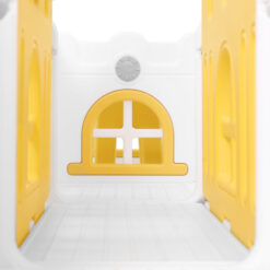 Joyldias 70.9'' W 9 In 1 Plastic Climber Toddler Slide, Toddler Playground With Double Slides,