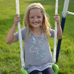 Sportspower Sierra Vista Metal Swing Set with Lifetime Warranty on 5' Double Wall Slide