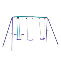 Outsunny Metal Swing Set with 2 Swing(s)