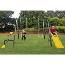 XDP Recreation The Titan Outdoor Playground Backyard Kids Toddler Play/Swing Set
