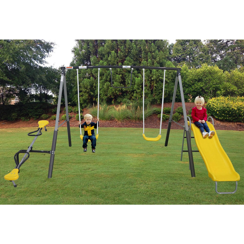 XDP Recreation The Titan Outdoor Playground Backyard Kids Toddler Play/Swing Set