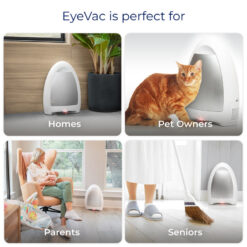 EyeVac Home Touchless Vacuum, White