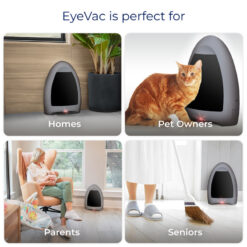 EyeVac Home Touchless Vacuum, Silver
