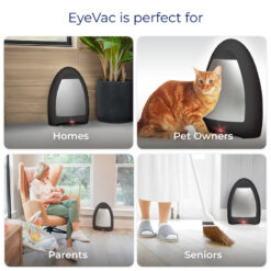 EyeVac Home Touchless Vacuum, Matte Black