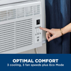 GE 6,000 BTU Electronic Window Air Conditioner for Small Rooms up to 250 sq ft.