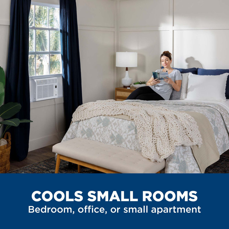 GE 6,000 BTU Electronic Window Air Conditioner for Small Rooms up to 250 sq ft.