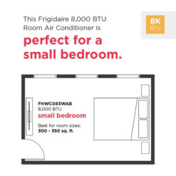 Frigidaire 8,000 BTU Black Window Air Conditioner