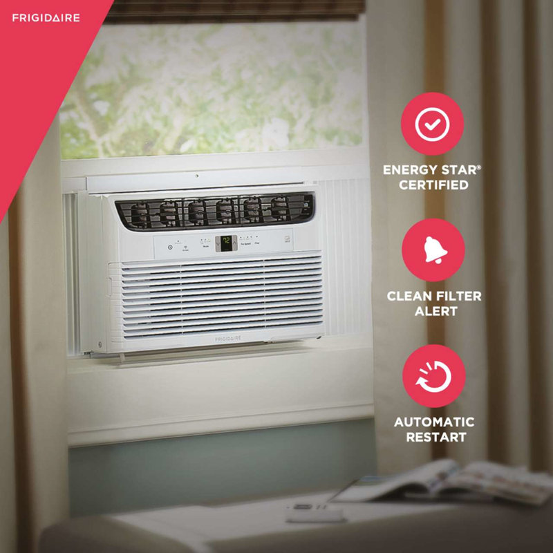 Frigidaire 8,000 BTU Connected Window-Mounted Room Air Conditioner (Part number: FHWW083WBE)