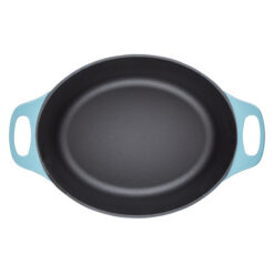 Rachael Ray NITRO Cast Iron Dutch Oven / Casserole Pan, Induction-suitable, 6.5 Quart, Agave Blue