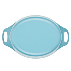Rachael Ray NITRO Cast Iron Dutch Oven / Casserole Pan, Induction-suitable, 6.5 Quart, Agave Blue
