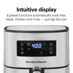 Hamilton Beach 5.8 Quart Digital Air Fryer 5.8 Quart Capacity