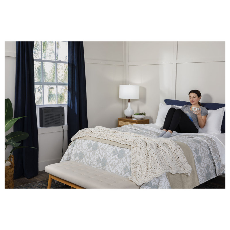 GE 6,000 BTU Electronic Window Air Conditioner for Small Rooms up to 250 sq ft., Black