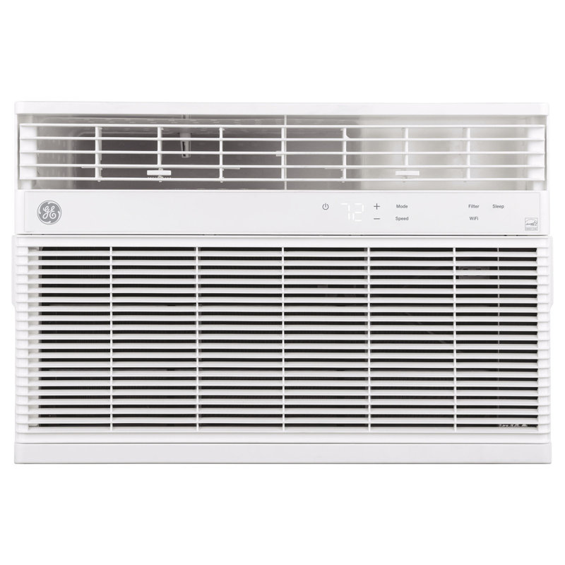 GE 10,000 BTU Smart Electronic Window Air Conditioner for Medium Rooms up to 450 sq. ft., ENERGY STAR