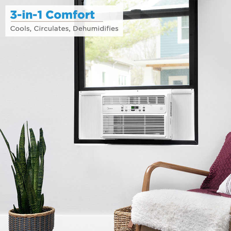 Midea EasyCool 8,000 BTU Energy Star Window Air Conditioner with Remote
