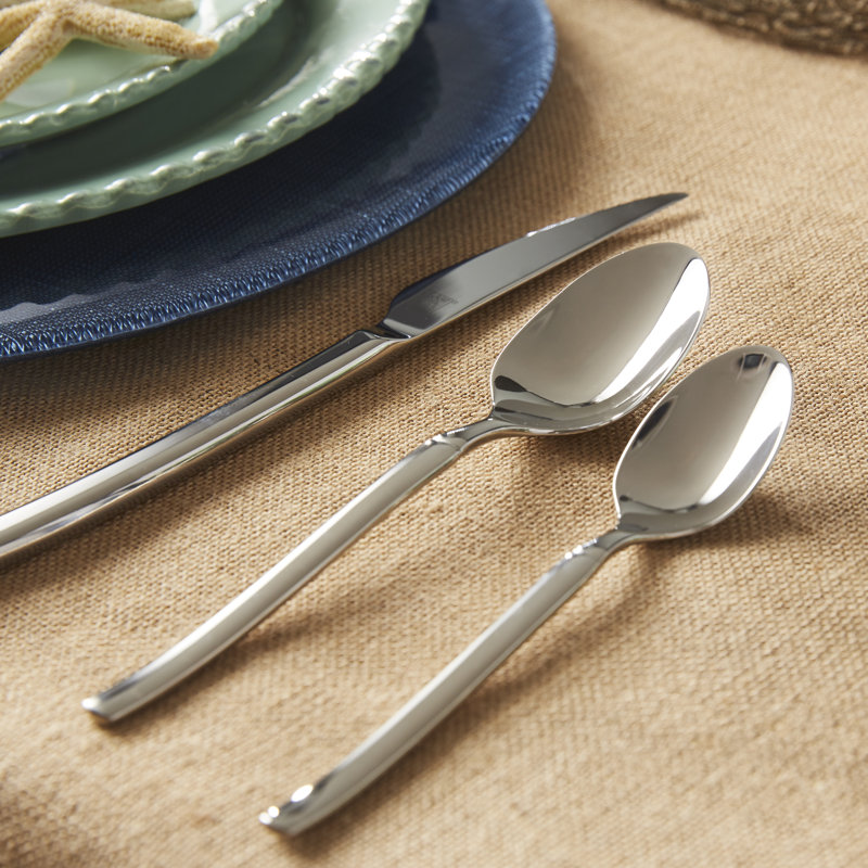 ZWILLING Opus 45 Piece Flatware Set Polished, Mirrored