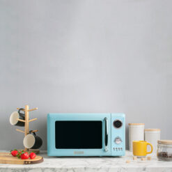 HADEN .7 Cubic Foot Countertop Microwave, Turquoise