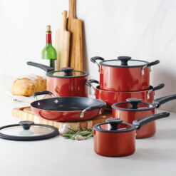 Tramontina Aluminum Non Stick 11 Pc Nesting Cookware Set