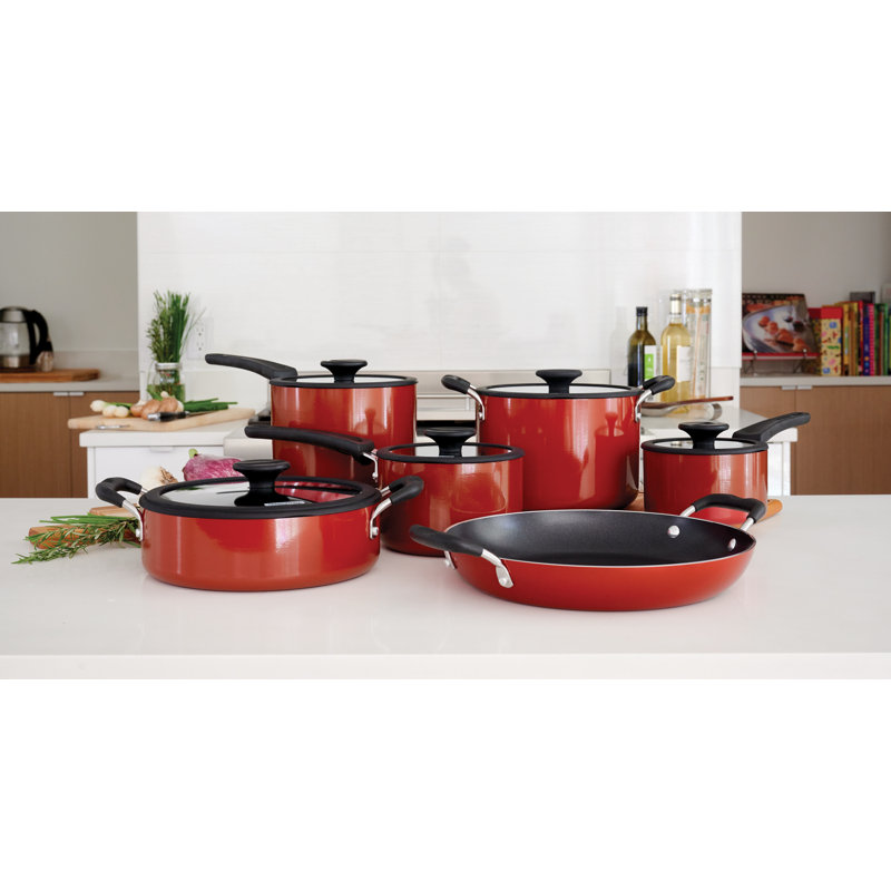 Tramontina Aluminum Non Stick 11 Pc Nesting Cookware Set
