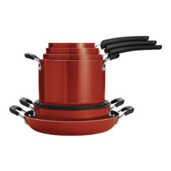 Tramontina Aluminum Non Stick 11 Pc Nesting Cookware Set