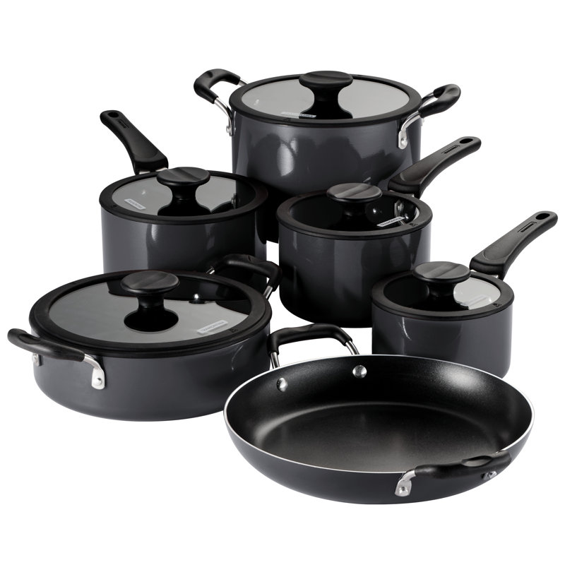 Tramontina Aluminum Non Stick 11 Pc Nesting Cookware Set