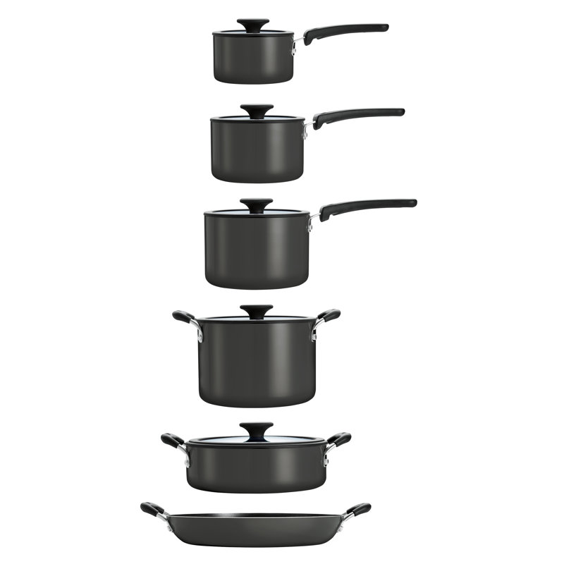 Tramontina Aluminum Non Stick 11 Pc Nesting Cookware Set
