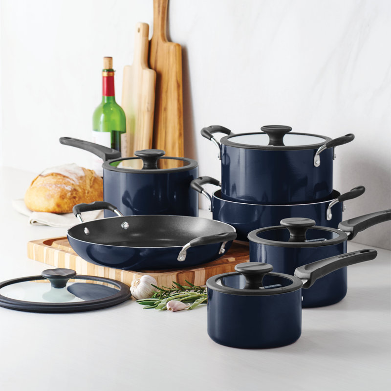 Tramontina Aluminum Non Stick 11 Pc Nesting Cookware Set