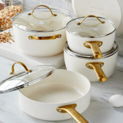 GreenPan Reserve Hard Anodized Healthy Ceramic Nonstick 10 Piece Cookware Set
