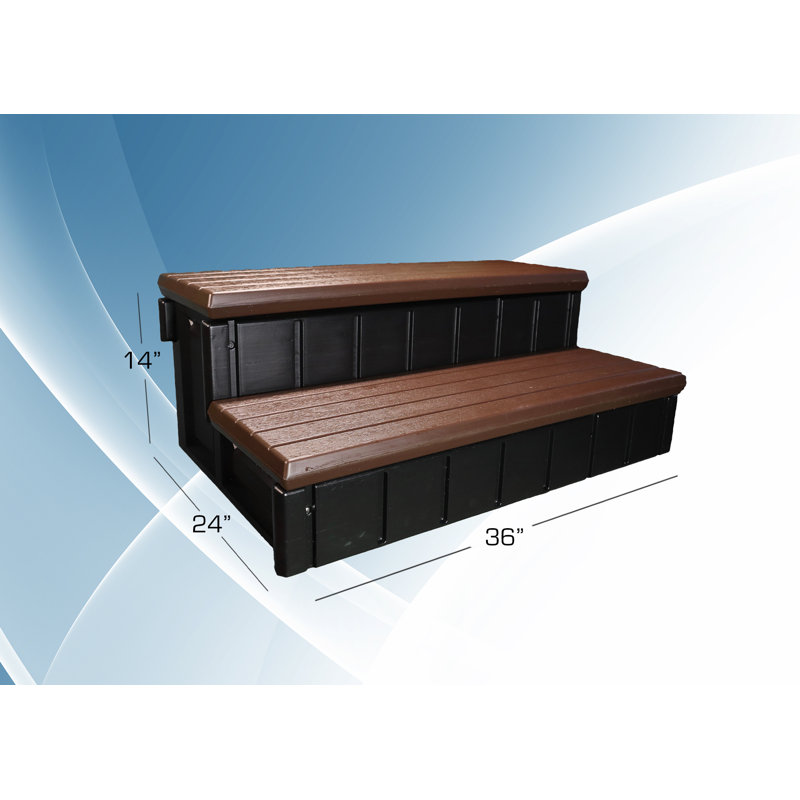 Confer Plastics 36" Deluxe Spa Step