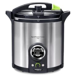 Presto 17 Qt. Electric Brushed Stainless Electric Precise Digital Pressure Canner and Pressure Cooker 02152