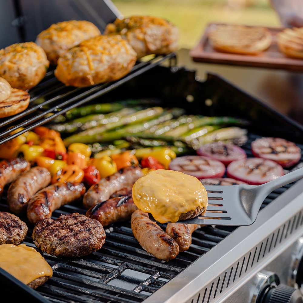 Charbroil Performance Series Black and Silver 5 -Burner Liquid Propane Gas Grill 1 -Side Burner