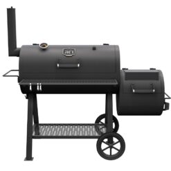 Oklahoma Joe's Highland 879-Sq. in Black Horizontal Charcoal Smoker