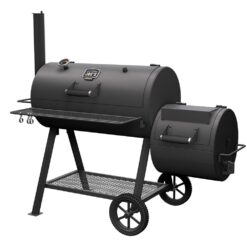 Oklahoma Joe's Highland 879-Sq. in Black Horizontal Charcoal Smoker