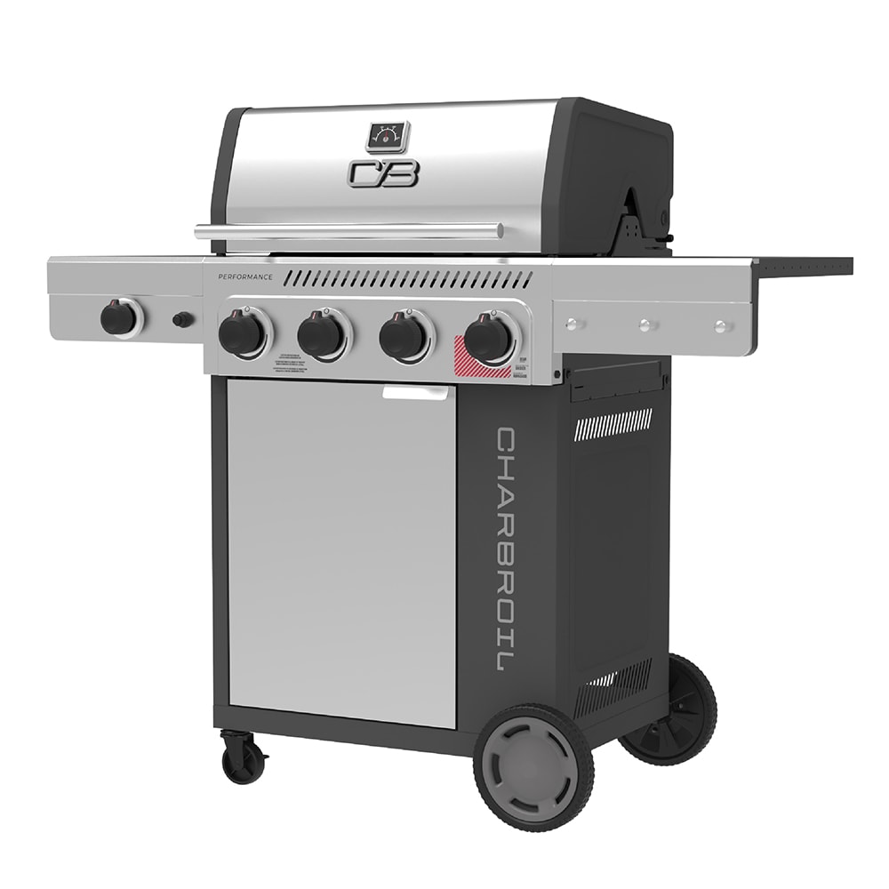 Charbroil Performance Series Gray 4 -Burner Liquid Propane Gas Grill 1 -Side Burner