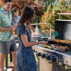 Charbroil Performance Series Gray 4 -Burner Liquid Propane Gas Grill 1 -Side Burner
