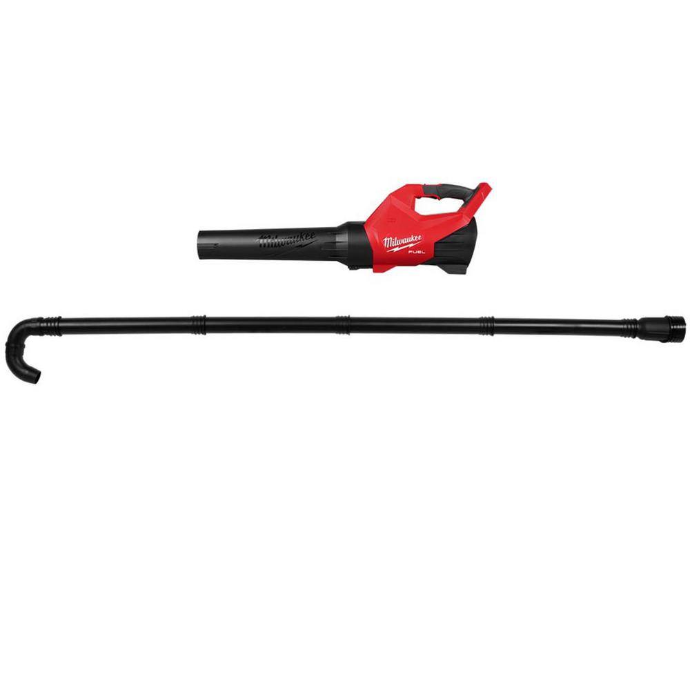 Milwaukee M18 FUEL 120 MPH 500 CFM 18V Lithium-Ion Brushless Cordless Handheld Blower with Gutter Attachment 3017-20-49-16-2790