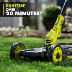 RYOBI ONE+ 18V 12 in. Cordless Battery 3-in-1 Mower, String Trimmer, and Edger (Tool Only) P20016BTL