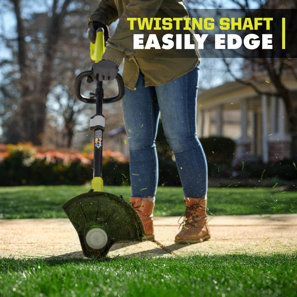 RYOBI ONE+ 18V 12 in. Cordless Battery 3-in-1 Mower, String Trimmer, and Edger (Tool Only) P20016BTL