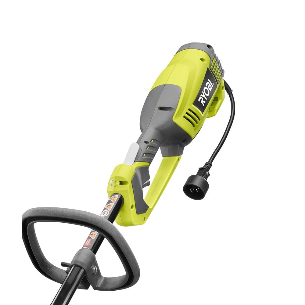 RYOBI 18 in. 10 Amp Electric Corded String Trimmer and 8 Amp Jet Fan Blower Kit RY41135-RY421021