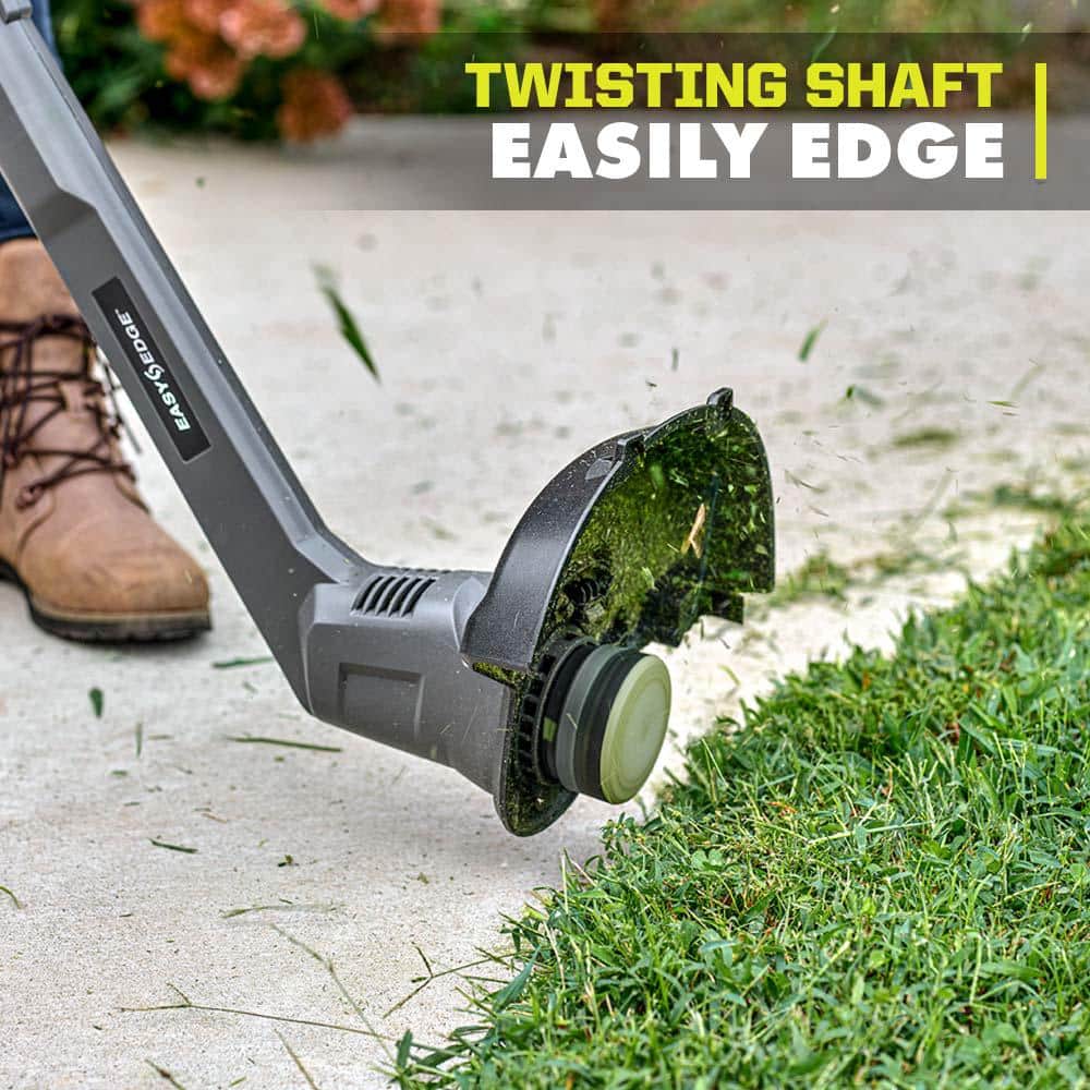 RYOBI ONE+ 18V 10 in. Cordless Battery String Trimmer/Edger 2.0 Ah Battery and Charger kit with ONE+ 0.065 Spool (3-Pack) PCLST01K-AC14RL3A